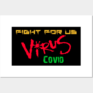 Virus Corona Posters and Art